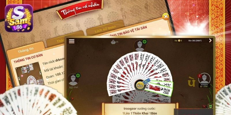 Liên kết xuất hiện trong tựa game chắn online